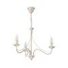 Luster na lancu ANTON 3xE14/60W/230V bela patina