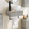 Zidni sudoper Betonska siva 40 x 35 x 39 cm Konstruirano drvo