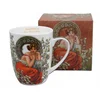 Velika, ekskluzivna skodelica v škatli 400ml Alfons Mucha - Topaz kot darilo