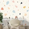 Fototapeta pastelne terrazzo oblike - 392x264
