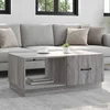 Klubska miza Siva Sonoma 90 x 50 x 37 cm Inženirski les