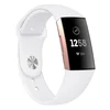 BStrap Fitbit Charge 3 Silicone (Large) pašček, White