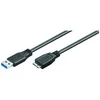 Microconnect USB3.0AB2MICRO 2m USB A Micro-USB B Black USB cable