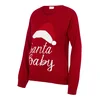 MAMALICIOUS Pulover SANTA BABY, rdeča