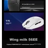Aigo Bežični miš, 2.4GHz, Bluetooth, USB, Beli