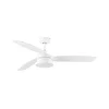 Lucci Air 513073 - LED prigušiva ventilator BRONX LED/18W/230V CCT prečnik 132 cm bela + daljinski upravljač