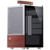 Jonsbo T6 Mini-Tower ohišje, Mini-ITX, steklena stran, srebrno-les