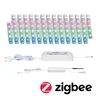 Paulmann MaxLED 500 osnovni set IP44 RGBW ZigBee 5m - Dnevna soba/jedilnica - Sodobni - srebro - Plastika