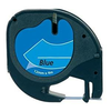 Kompatibilen LT trak za Dymo 91205 / S0721650 / Letratag LT-100H, LT-100T, LT-110T, QX 50, XR, XM, 2000 12mmx4m (1/2x13) - črn izpis / moder trak