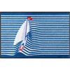 wash+dry PREDPRAŽNIK Sailing Boat 50/75 cm potiskano modra