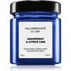 Vila Hermanos Apothecary Cobalt Blue Grapefruit & Citrus Lime scented candle 150 g