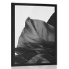 Plakat očarljiv list monstere v črnobeli varianti - 40x60 black