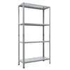 Polica metalna 150x75x30cm sa 4 nivoa