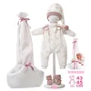 Llorens M740-06 oblačila za dojenčkovo punčko NEW BORN velikosti 40-42 cm z nosilko