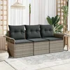 Set sofe s jastukom 3 pcs Siva poliratan