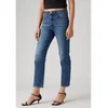 Levis za ženske. 34964-0192 Kavbojke Wedgie Ravna modra (30/28), Priložnostno, Bombaž, Džins