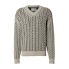 SCOTCH & SODA Pulover svetlo bež/črna