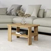 Hanah Home Klub sto Duama, 60x37x45 cm, Boje hrasta