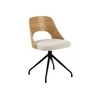 Stol Norsica 842 Hrast, Beige, 79x48x53cm, Blago, Kovina, Les, Iverna plošča