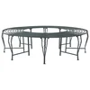 Klupa pod drvetom 8-Broj sjedala O 160 x 44 cm Čelik