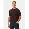 BOSS Majica 50473278 Temno rjava Regular Fit