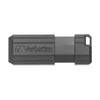VERBATIM Pinstripe USB Flash memorija 64GB, Crna