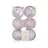 8cm kuglica 6kom rose gold