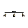 Philips - Spot svetiljka CONDUIT 3xGU10/5W/230V crna/mesing