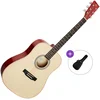 SX SD204 Basic SET Transparent Red Akustična kitara