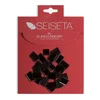 SEISETA KP-BK Keratin u pločicama za nadogradnju kose, 25 komada, Black