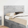 vidaXL vidaXL Vzglavje z vzglavjem Betonsko siva 135 cm Konstruiran les, (5000120910)