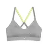 PUMA Womens Sport Bralette, Clothing, Middle Grey Melange, XL