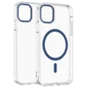 Transparent Color Ring MagSafe maska za iPhone 12/12 Pro – Plava