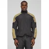 Mens Piped Track Jacket black