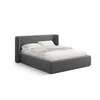 Siva oblazinjena zakonska postelja s prostorom za shranjevanje z letvenim dnom 180x200 cm Jason – Windsor & Co Sofas