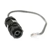 Zlatna hermetička utičnica RJ45 (vodootporni ethernet) ( PL048 )
