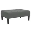 Vidaxl Stolček za noge temno siv 77x55x31 cm blago