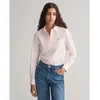 Gant za ženske. 4300141 Raztegljiva srajca Slim Fit Oxford roza barve (32), Bombaž, Dolg rokav