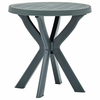 Bistro stol zeleni O 70 cm plastični