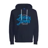 JACK & JONES Majica List modra/mornarska/bela