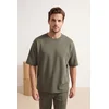 Trendyol Muška majica Tmnss26Ts00003, Kaki