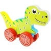 shumee Lesena 3D sestavljanka dinozaver s kolesi, ki jih lahko vlečete