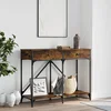 Konzolni stol boja hrasta 100x39x78,5 cm od konstruiranog drva