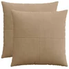 vidaXL Prevleka za blazino 2 pcs ALMELO Rjava 60 x 60 cm korduroy