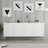 HANAH HOME Komoda Lyon 80 White Gold