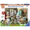 Ravensburger puzzle (slagalice) - 24pcs 44 Cats velika podna puzla RA03004