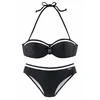 LASCANA Bikini, črna
