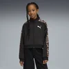 PUMA T7 Animal Relaxed Track Jacket Youth, Kids, Black, 11-12Y