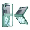 Futrola transparent color line za samsung f751b galaxy z flip 7 5g zelena (gkk case) ( F121526 )