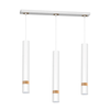 Luster na sajli JOKER WHITE WOOD 3xGU10/8W/230V